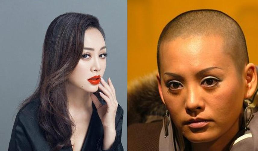 更有个性大气的知名演员宁静姐姐更是曾以光头示人,给人一种真实率