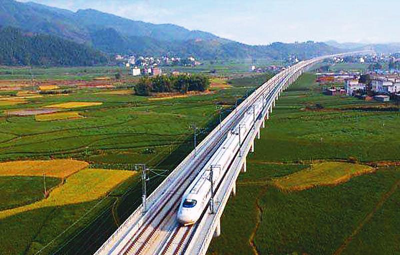 陕西人说高铁 一路都有风景陪伴