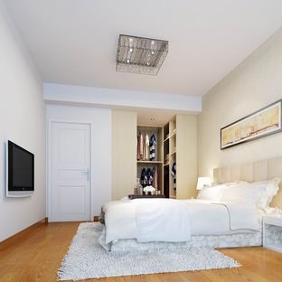 南通简约小户型卧室吊顶装修效果图