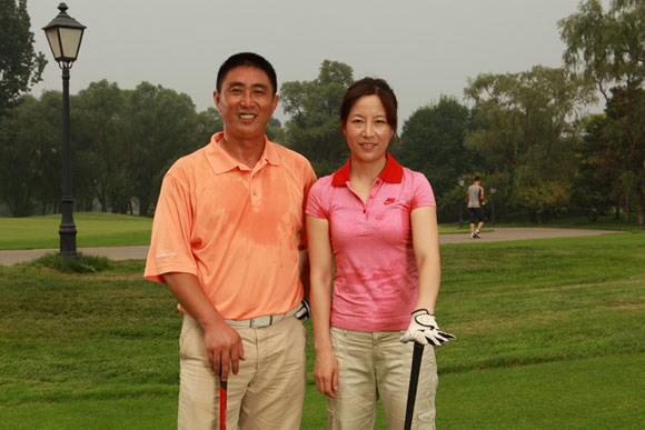 从竞走到高尔夫球 王丽萍:以球会友其乐无穷(图)