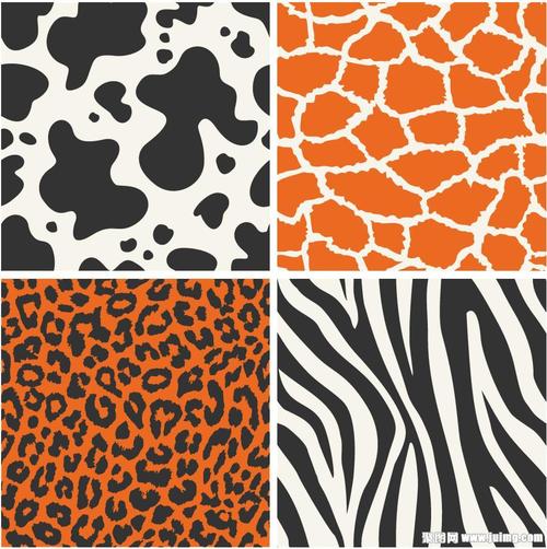 动物皮毛花纹底纹