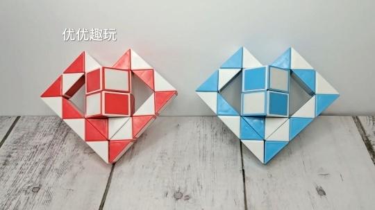 36段魔尺教程变爱心,入门教程,简单易学,慢动作一步一步教会你