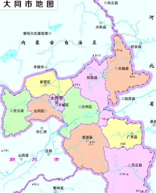 山西省的区划调整11个地级市之一大同市为何有10个区县