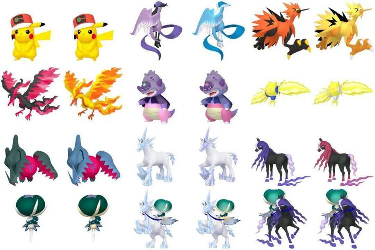 《王冠雪原》新增宝可梦 异色对比图