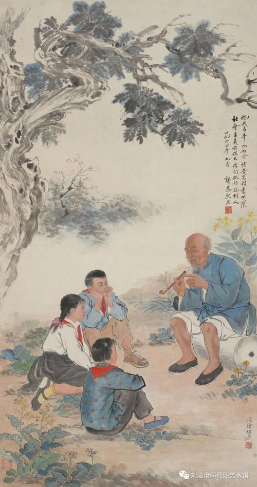 刘凌沧郭慕熙艺术馆藏作品中的孩童形象