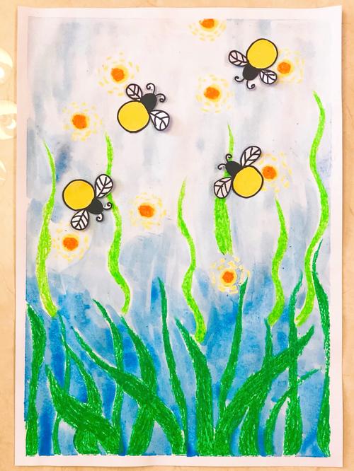 幼儿创意美术99绘画99儿童画99萤火虫_绘画_儿童画_幼儿_创意