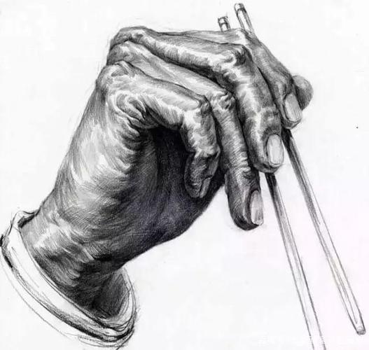 素描教程360度手部素描干货值得你收藏
