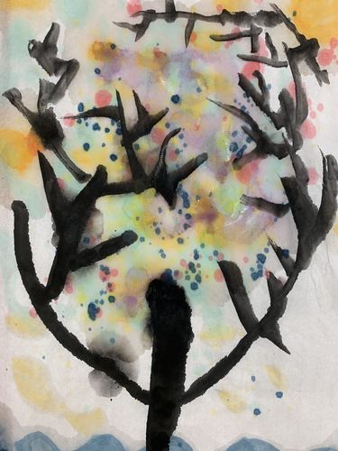 《彩墨游戏》课堂优秀作品