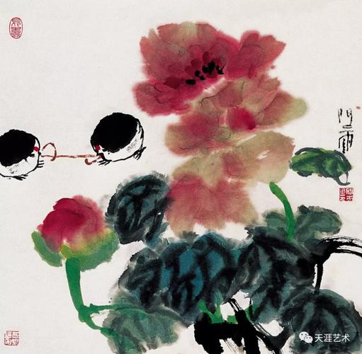 当代中国画名家——问雨花鸟【天涯艺术1112期】