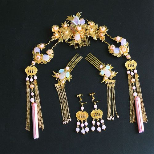 【余萋】古风汉服cos古装头饰全套姜沉鱼叶蓁妖神慕容