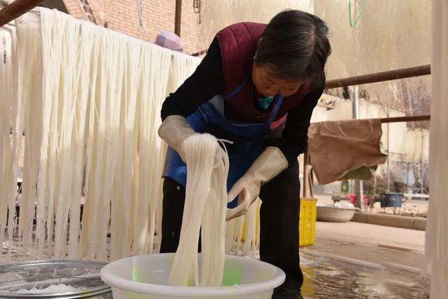 农家手工粉条制作