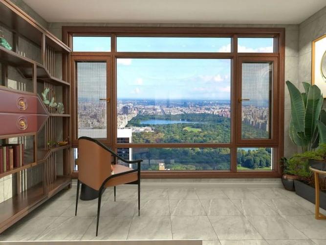 美之选门窗图片窗纱一体平开窗效果图