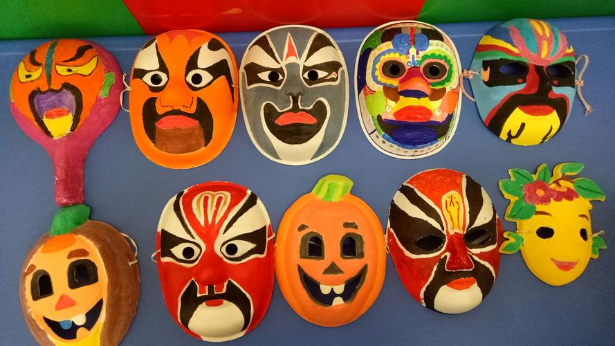 【天心区东方剑桥幼儿园】"亲子脸谱创意大赛"初赛入围作品