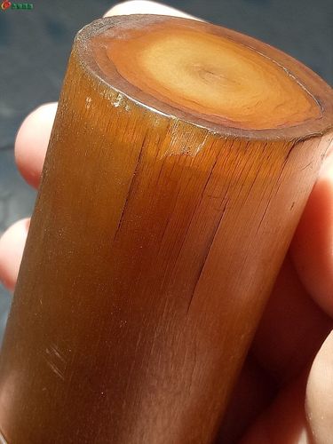 明清老射天角文房器三件