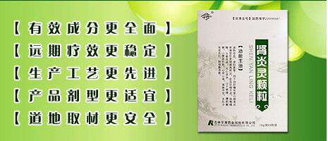 华丹肾炎灵颗粒具有协助慢性肾炎西药减毒增效功能