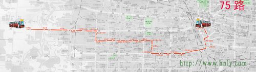 75路公交线路图全图查询