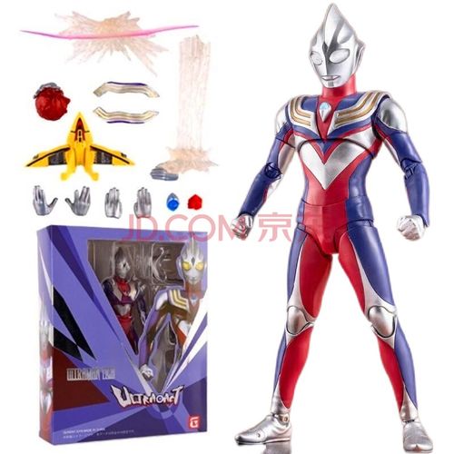 tiga黑暗迪加 迪迦奥特曼 暗黑形态超可动人偶模型玩具 复合迪迦act2