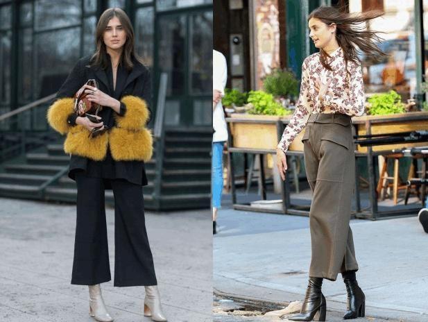 梨形身材如何穿好"阔腿裤"?学会这2种搭配,轻松穿出大长腿!