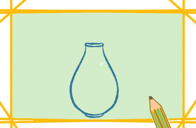 彩色漂亮花瓶简笔画的图片怎么画花瓶简笔画图片大全简笔画教程