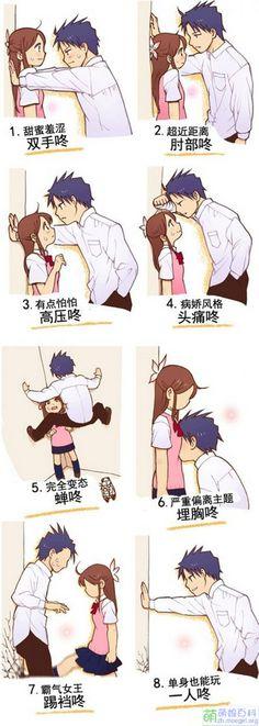 graycam采集到表情包  采集 zh.moegirl.org 壁咚.jpg zh.moegirl.