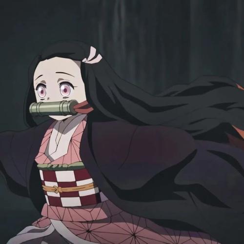 《鬼灭之刃》灶门祢豆子,外表越是可爱的女孩越不好惹,动漫头像