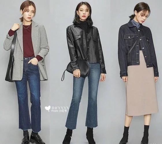 简单搭配的秋装第二波_搭配_秋装_短袜_靴子_高腰_外套_美眉_搭配灵感