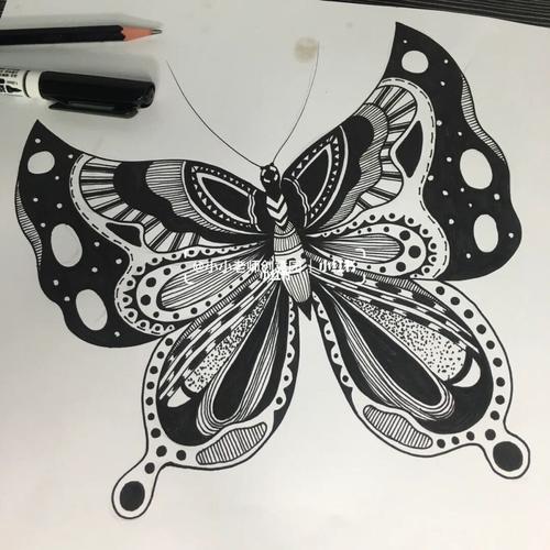 黑白线描|线描装饰画|点线面|_线描_装饰画_线描装饰画_兴趣爱好_绘画