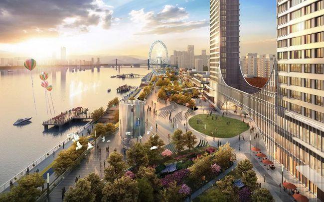 瑞安新外滩由瑞安市政府全程主导设计,规划,将塑造成具有全温州影响力