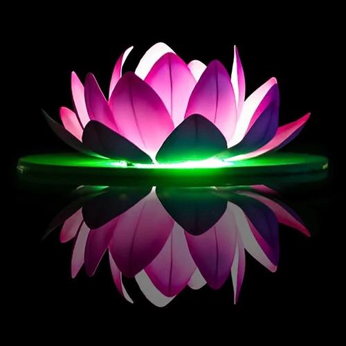 户外防水安全亮化工程景区装饰观赏莲花灯led景观水面