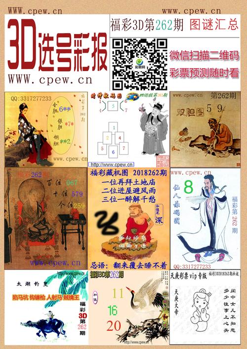 262期3d图谜彩报