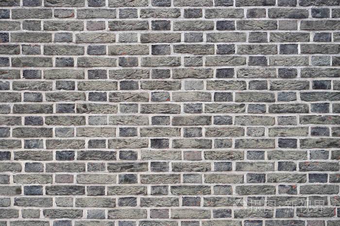 灰色石墙背景纹理. 旧灰砖墙纹理