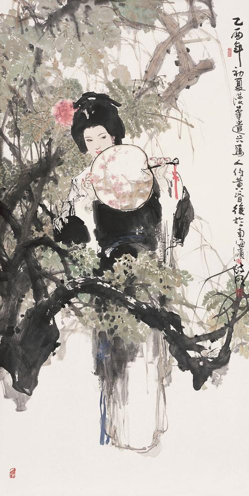 陈政明仕女人物作品