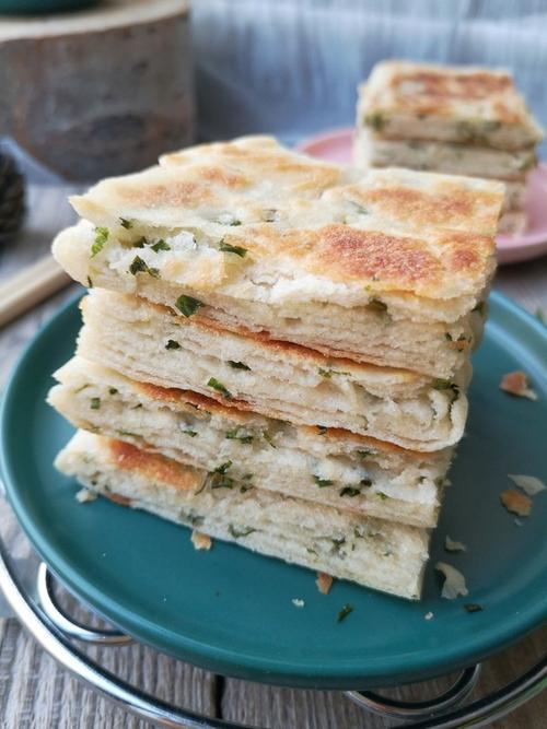 莜麦葱花发面饼