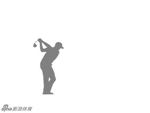 高尔夫大咖挥杆剪影秀_高清图集_新浪网