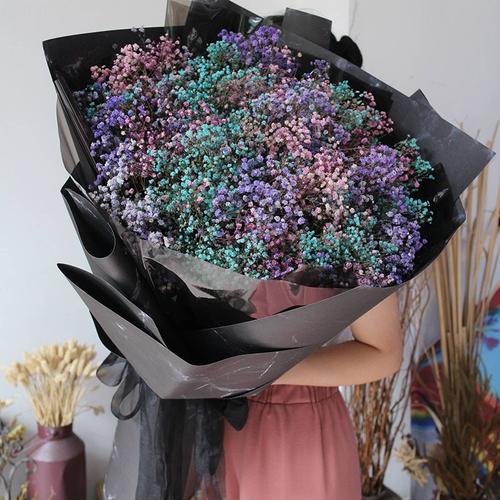 进口彩色满天星真花新鲜教师节鲜花生日无锡江阴宜兴上海徐州南京