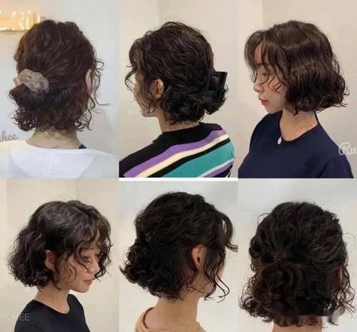 但是短发烫卷也需要选择正确的卷度,  烫小卷就比较挑人,  容易显老