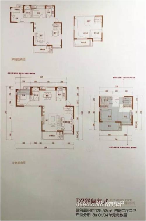 出售二手房源 莆田市区 南郊濠浦 正荣府楼中楼!