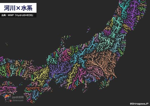2ch:日本的河流可视化的结果www