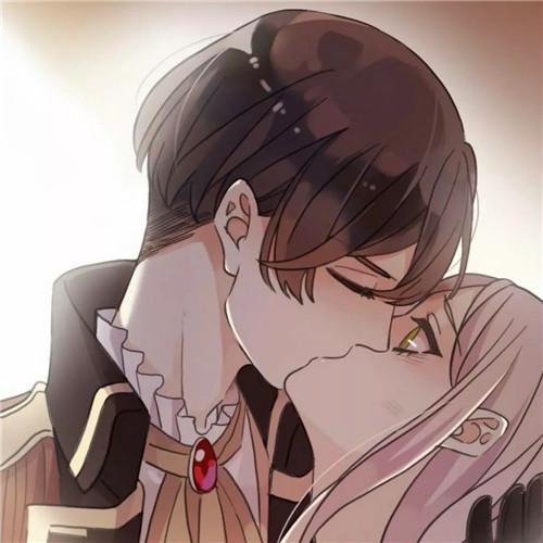 2020年情侣头像动漫接吻一个人一张,高清珍藏版最新整理的