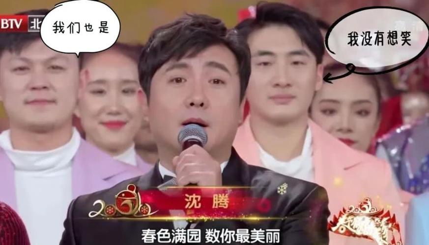 主持北京春晚时,沈腾"努力正经"的样子,就让把不少网友逗乐了, "他越