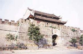 富川古明城景色