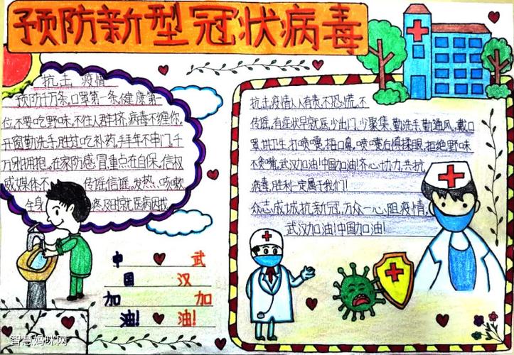 疫情防控狙击战主题手抄报
