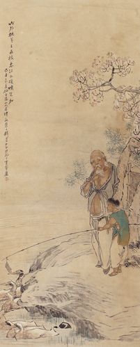 惠崇春江晚景诗意图