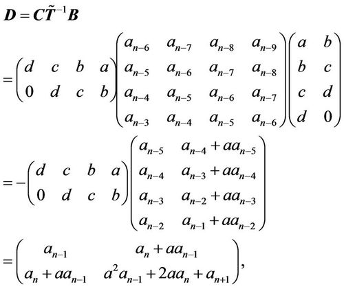 main results decompose the pentadiagonal toeplitz matrix  (2.