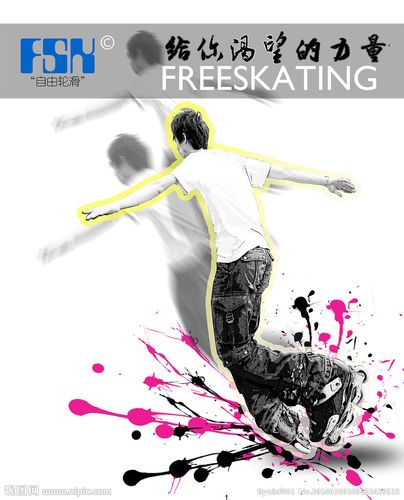 轮滑海报图片[源文件,psd]
