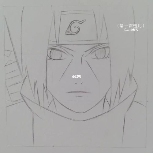 手绘宇智波鼬_手绘_火影忍者_樱花_马克笔_文化_绘画