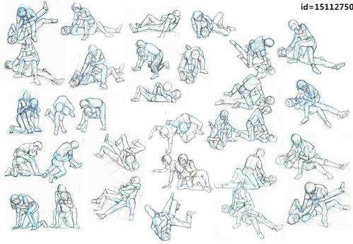 文章-人物的互动姿势参考 | 半次元-acg同人创作&同好社群