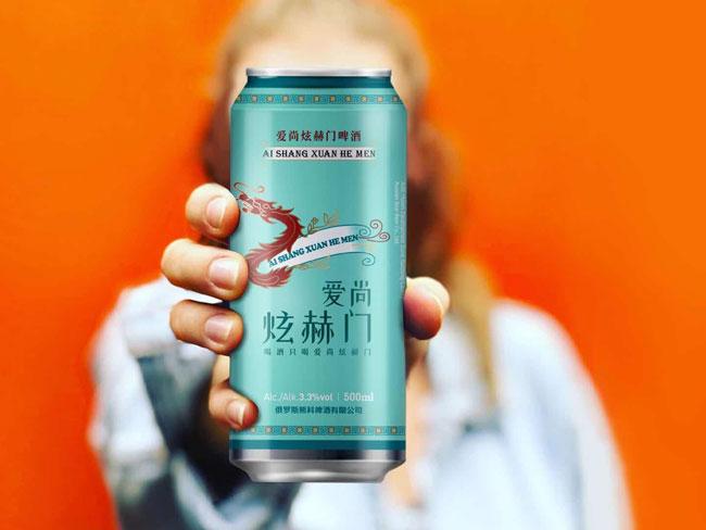 爱尚炫赫门全麦精酿啤酒4°500ml