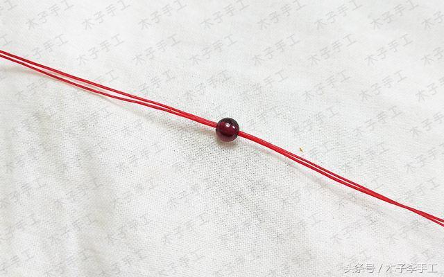 花边蕾丝红绳戒指编法图解