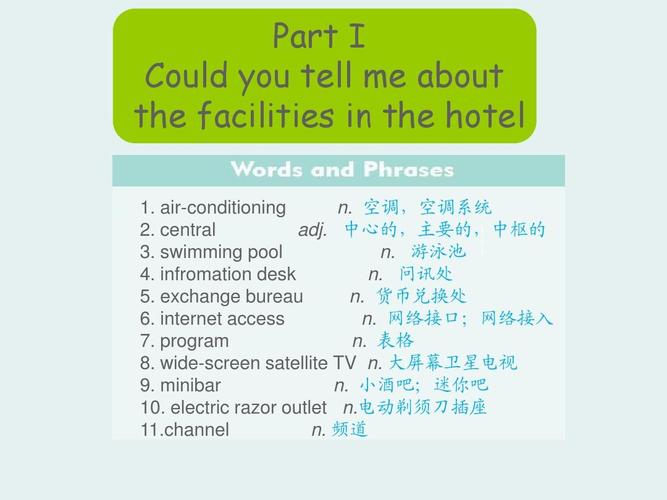 酒店英语unit3ppt